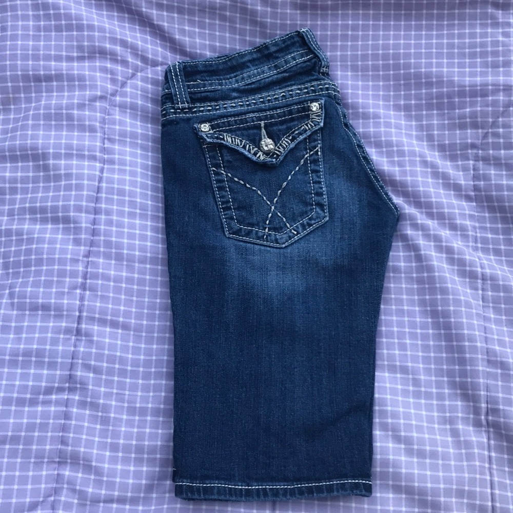 Miss Me Bermuda Jean Shorts
